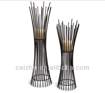 contemporary pillar candle holders