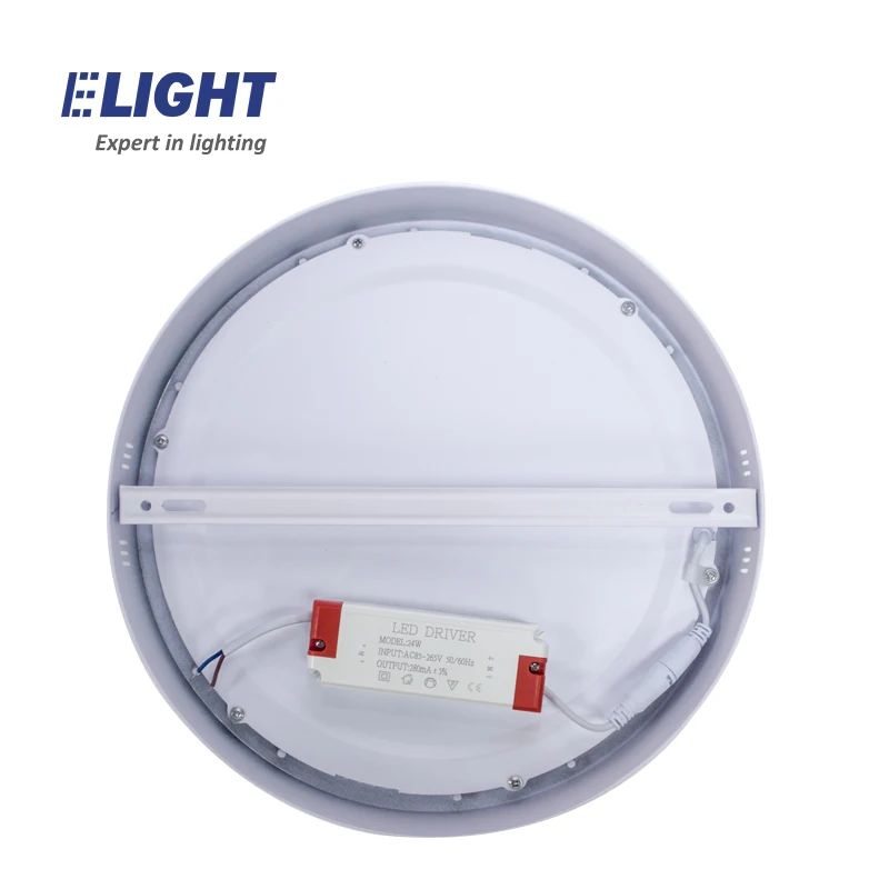 
Factory price 6w 12w 18w 24w ceiling surface mounted round led panel light 