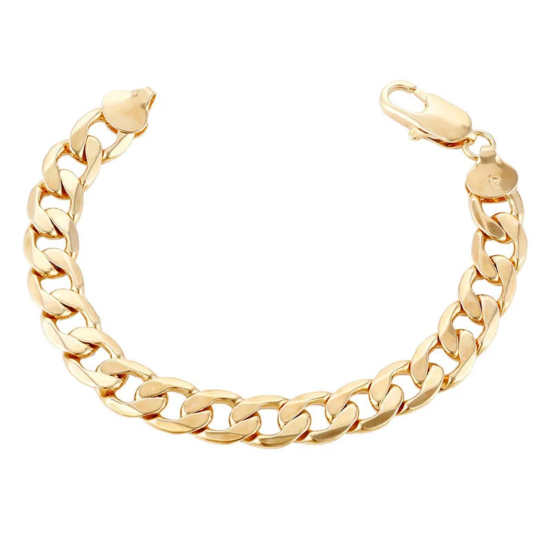 

70243 Xuping New fancy gold plated hand chain bracelet