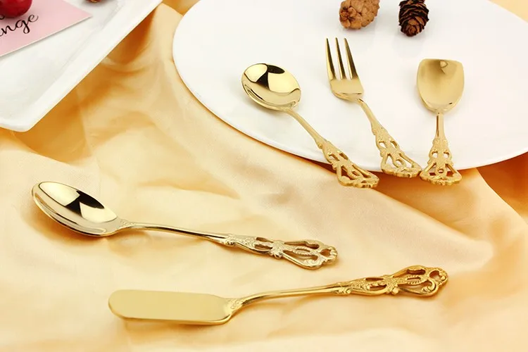 Wedding Souvenirs Guests Gold Tea Spoon Stainless Steel Gift Set Wedding Favors - Buy Tea Spoon ...