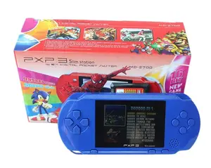 2.7 inch Portable 16Bit PXP3 Handheld Game Player Video Game Console with AV Cable + 2 Game Cards For Kids Children Gifts