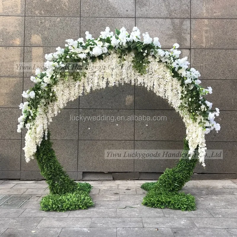 Lfb1021 Hot Selling Decorative Silk Flower Wedding Frame Backdrops Wedding Flower Arches Buy