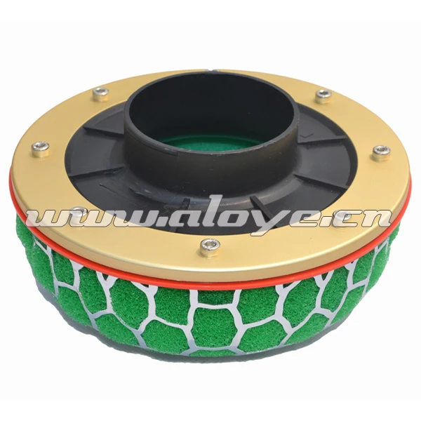 80mm Universal Green Mushroon Car Cold Air Intake Filter  006.jpg