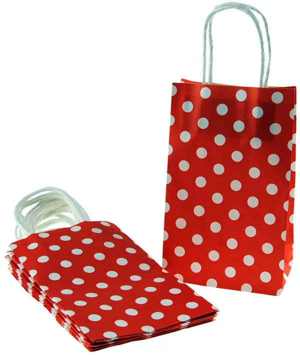 Red Polka Dot Paper Bags Trend Red Polka Dot Paper Bags Trend