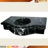 One-piece Square Vanity Stone Countertop Integrated Washing Bowl
