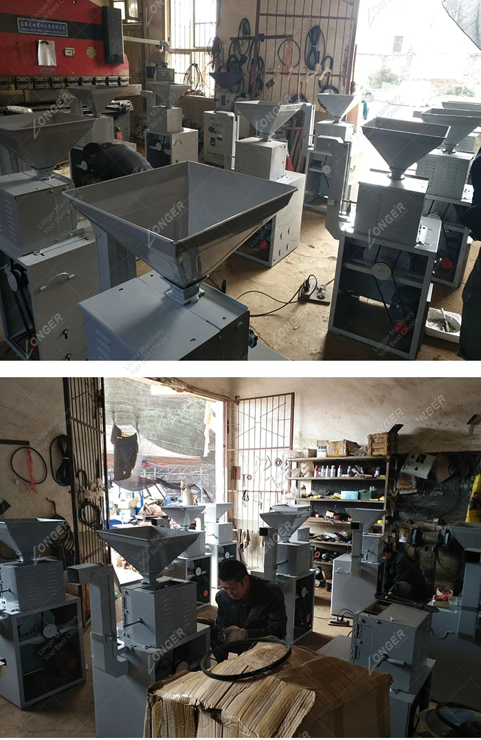 Home Use Small Model Rice Milling Huller Lm24-2C Rice Husker Machine Rice Huller With Polisher