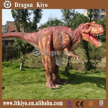 2016 Walking With Realistic T-Rex Dinosaur Costume with hidden legs