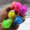 Lovely led bumpy Halloween led ring, 7 colors light glowing flashing finger flash Adjustable bumpy rings