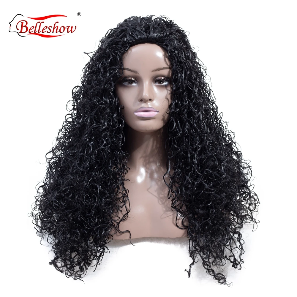 

wholesale synthetic wig hair wig curly wig for African woman high temperature 30cm