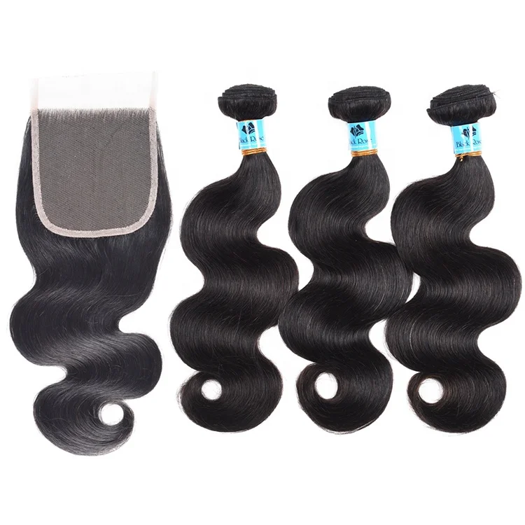 

100% Unprocessed Virgin Indian Body Wave Human Hair Bundles Weave Best Selling Wholesale, Natural black color,close to 1b#,can be dyed and bleached