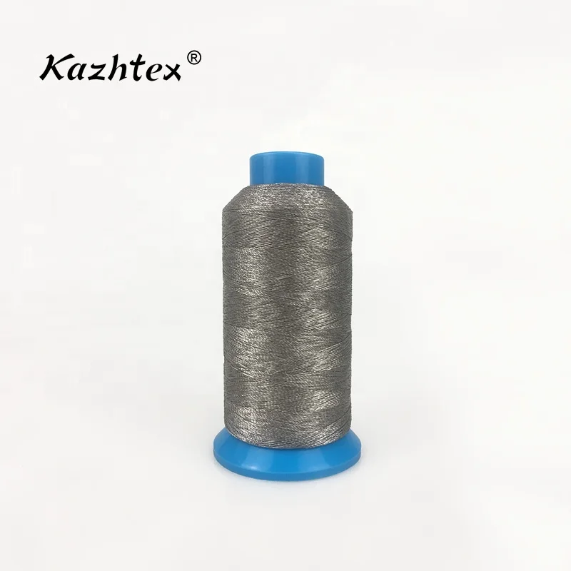 
Silver coated mixed polyester sewing thread for crochet 