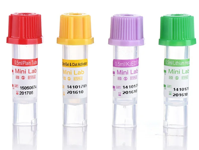 Edta Capillary 0 25ml 0 5ml Micro Blood Collection Test Tube Buy Lab Supplies Pp Plastic Test Tube Test Tube Product On Alibaba Com