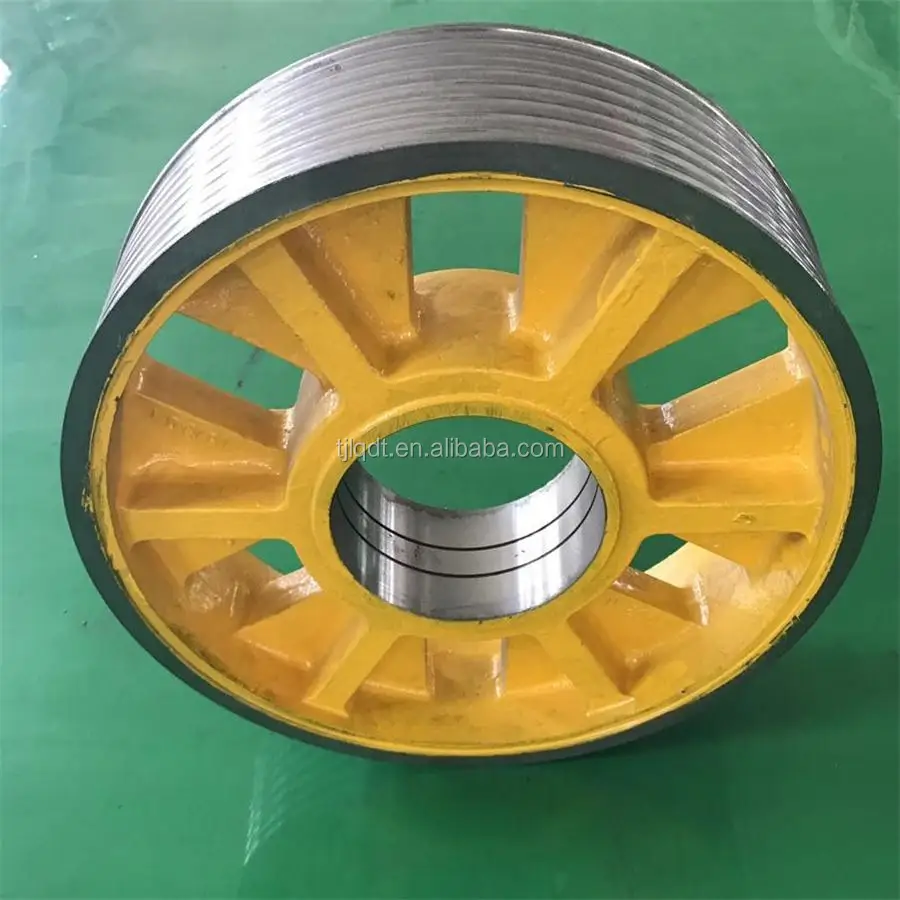 fujitec safe cast iron wheels diversion sheave of elevator parts