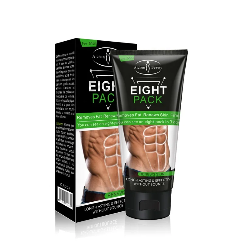 

Wholesale Aichun Beauty fat burning abdominal muscle belly best body stomach slimming cream for men women, Milk white