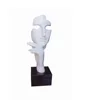 Fashion Creative Resin Ornaments Crafts Desktop Abstract Silence White Modeling Factory Wholesale