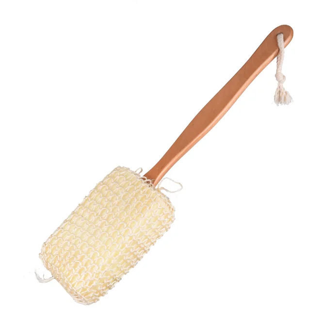 

New arrival private hot selling wooden sisal dry brush for body custom logo body brush