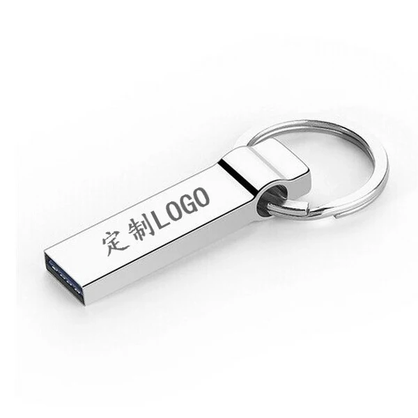 Cheap Metal Usb  Custom Logo Key Usb Flash Memory Drive 2GB 4GB