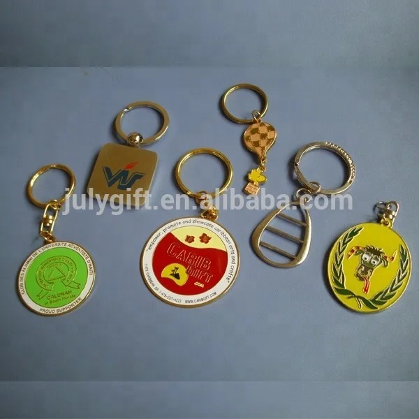 
custom design shape metal keychain 