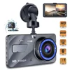 CE certification user manual fhd 1080p 4.0 Inch Car camera dvr Dual lens Video Recorder Dash Cam Rearview