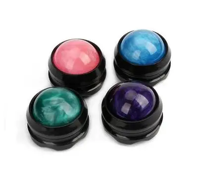 

Relax and joint pain New manual type with resin material roll massage ball, Red, purple, green, pink