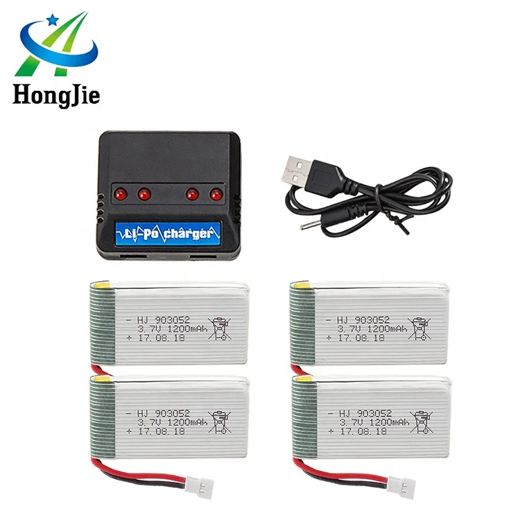 Hj Shenzhen Rc Drone Quadcopter Battery Manufacturer 1200mah 3.7v Lipo