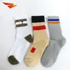 Custom plain color strengthen terry basketball sport socks for men