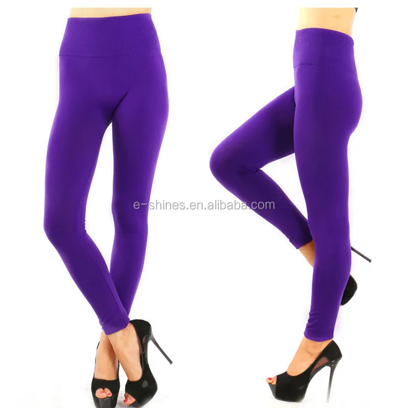 
Ladies warm winter 2017 with fleece line dyeing tights woman leggings for women 