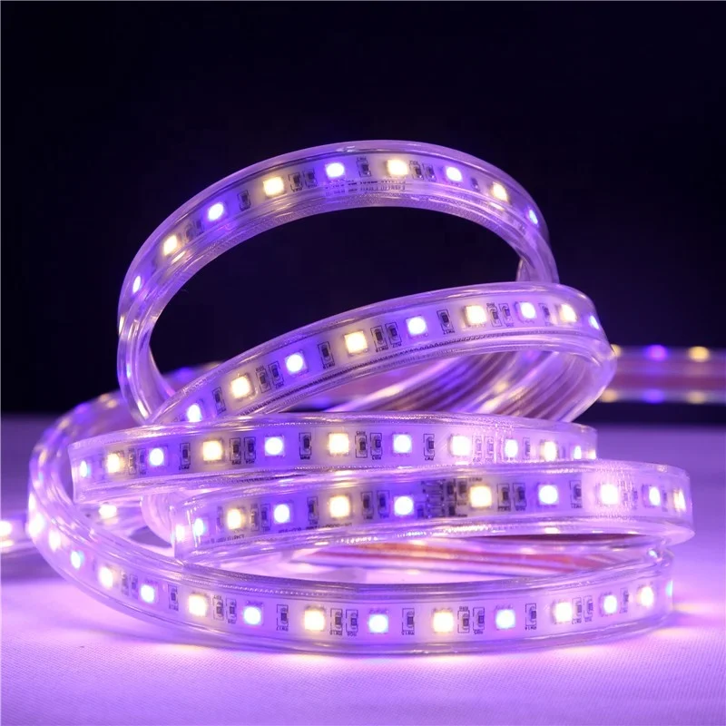 Super Bright RGB multi color changing Flexible LED Rope Light SMD LED bendable strip 14 functions modes dimmer effect