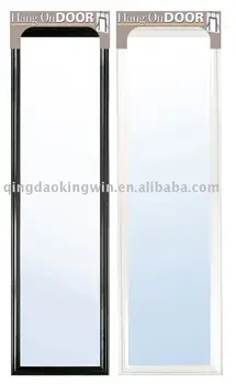 Hanging Over The Door Mirror In White And Black Buy Hanging Door