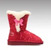 HC-503 Wholesale leopard Child boots with bow