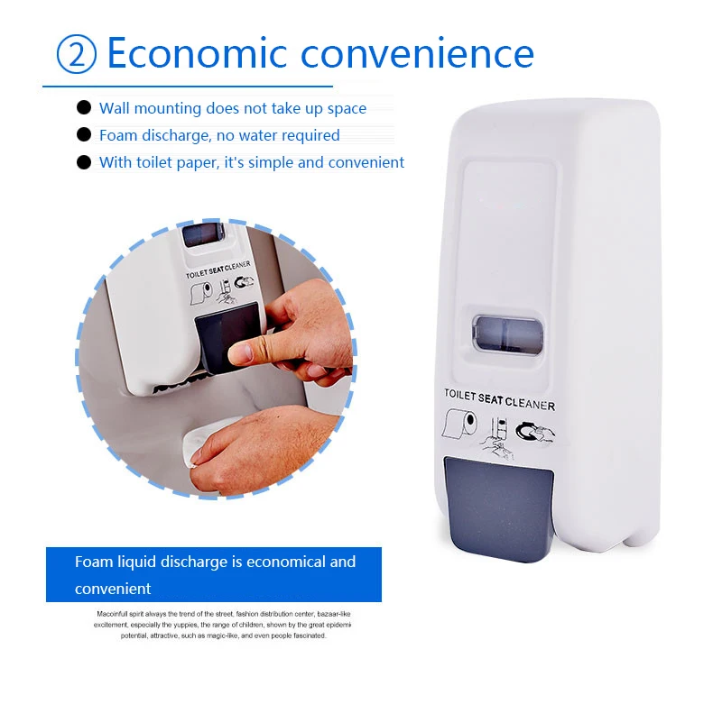 Foam Toilet Seat Disinfector Toilet Seat Sterilizer Cleaner Urinal