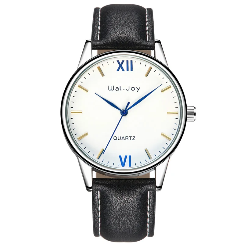 

WJ-8110 Top Sale Wal-Joy Brand Water Resistant Leather Strap Watch For Male Quartz Popular Vogue Men Wrist Watches, Multicolor