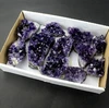 Wholesale Grape Raw Amethyst geode,natural quartz crystal Amethyst Geode Cluster
