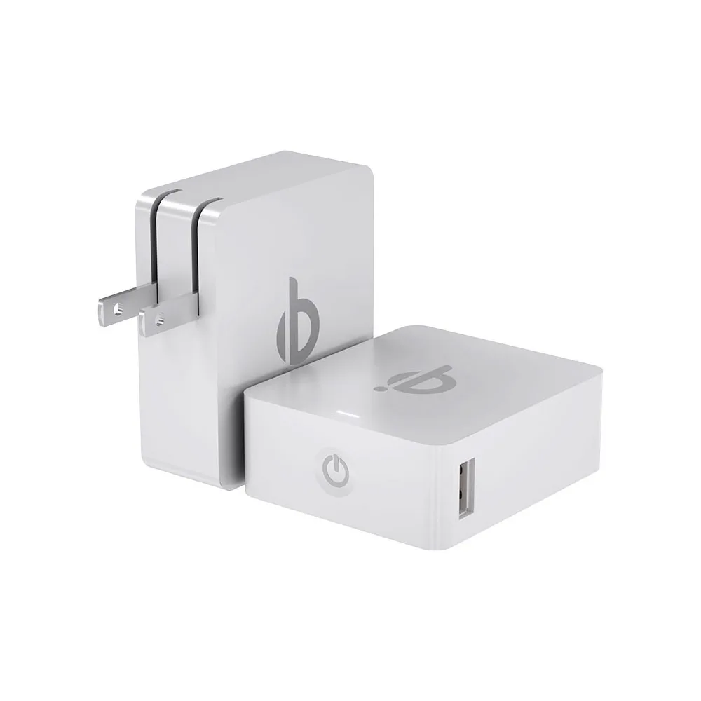

3 in 1 USB Travel Wall Charger, 5W Wireless PowerBank Built-in Foldable Plug AC adapter, N/a