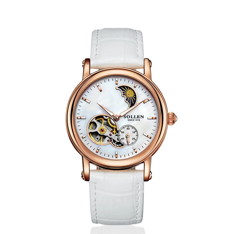 

SOLLEN women watches waterproof automatic watch for women high quality ladies wristwatch factory wholesale price