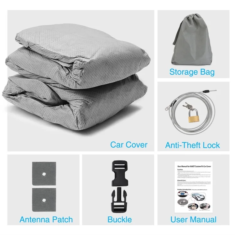 Satin Stretch Garage Fabric Universal Auto Shelter Body Kit Taffeta Car Accessories Auto Canvas