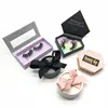 Private label custom eyelash packaging and 3d mink lashes 100% real mink fur eyelashes