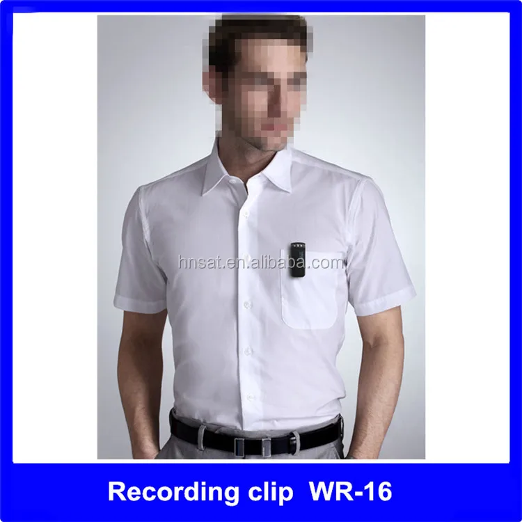 voice activated recording long distance mini voice recorder with back clip 8GB