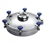 Hygienic tank manhole cover round manway for dairy beverage processing