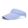 2019 Spring Summer Trendy Classic Plain Backless Ponytail Visor Hat Caps for Adults