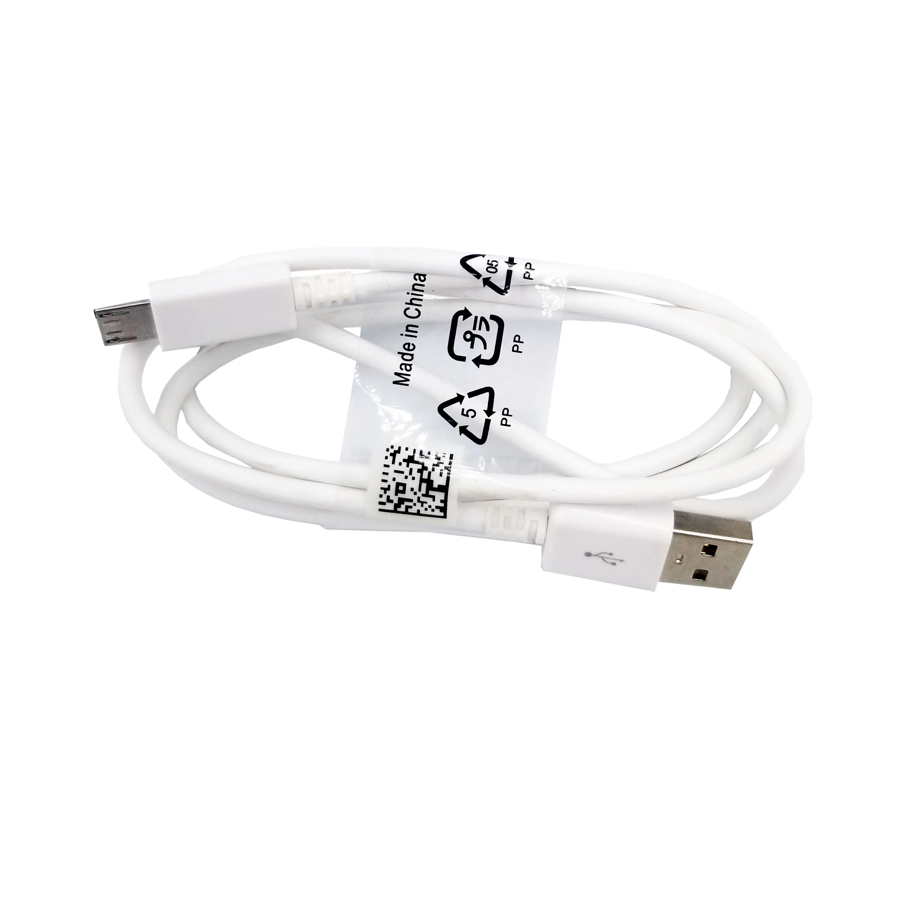 White high quality charging type high speed data transmission one meter short usb cable