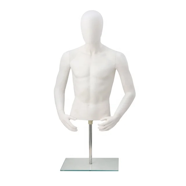 Wholesale Cheap Plastic Upper Body Male Mannequin With Base Buy Upper