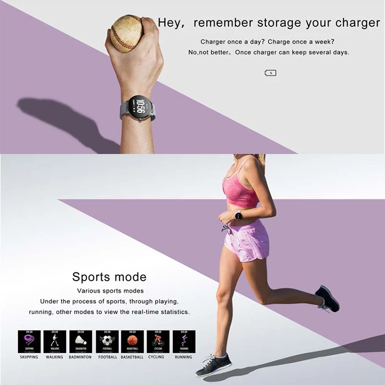 2021 smart watch v11 waterproof wrist activity tracker Steps Distance Calories Heart rate monitor smartwatch V11