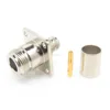 N Connector Panel Mount Crimp Jack for RG213 RG214