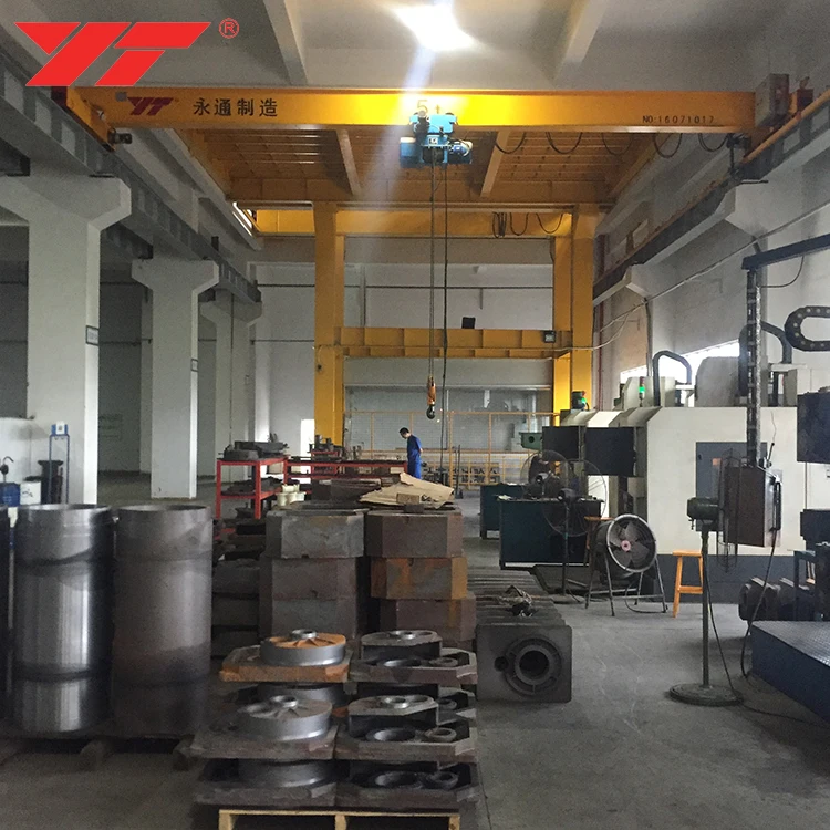 Workshop Use easy operate bridge crane overhead crane hook types wireless remote control