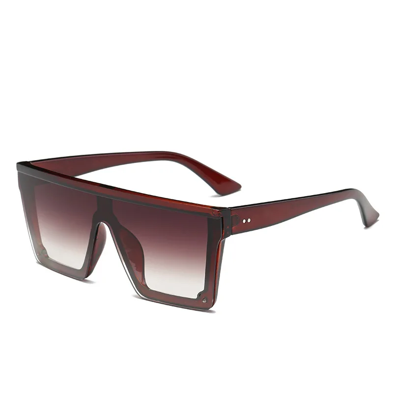 

2019 New Conjoined Square Frame Unisex PC Sunglasses 3022