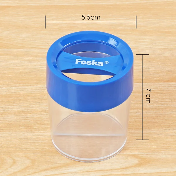 
Wholesale plastic round shape magnetic paper clip box 