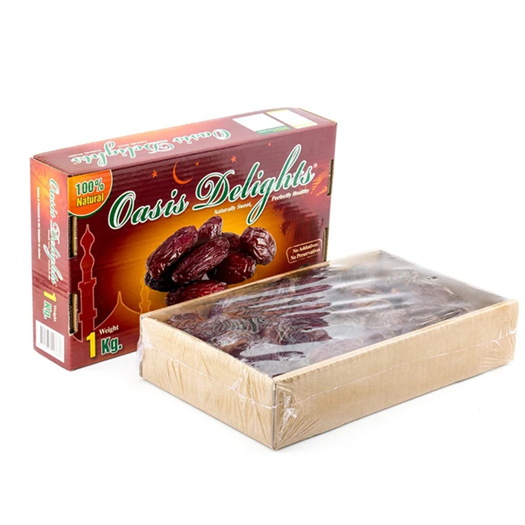 Wholesale Rectangle Dates Fruit Packing Shipping Box Custom Printed