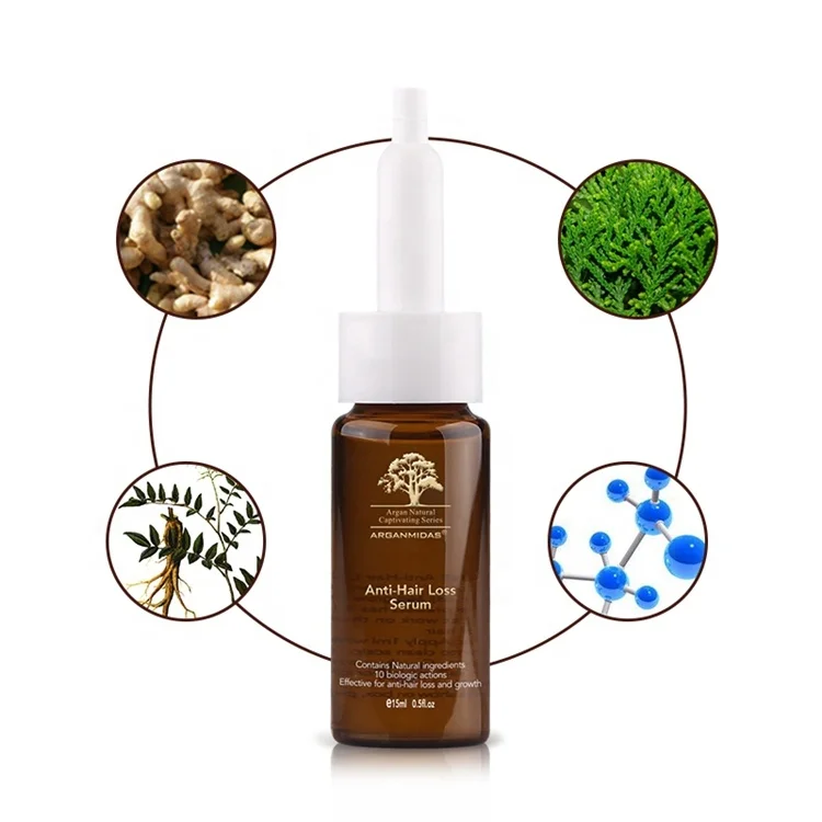 

Private Label 100% Natural Top Quality China Wild Hair Growth Oil Serum With Platycladus Orientalis Extract