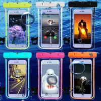 

Waterproof Bag Case Universal 6.5 inch Mobile Phone Bag Swim Case Take Photo Under water For iPhone Full Protection Cover Case